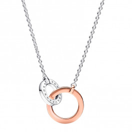 PANDORA メッシュバッグ ＆ 扇子 AUTHENTIC PANDORA MOM INFINITY PAVE DOUBLE DANGLE CHARM