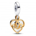 Double Engravable Mama Pendant Charm with a Laboratory Created Synthetic Diamond 763237C01