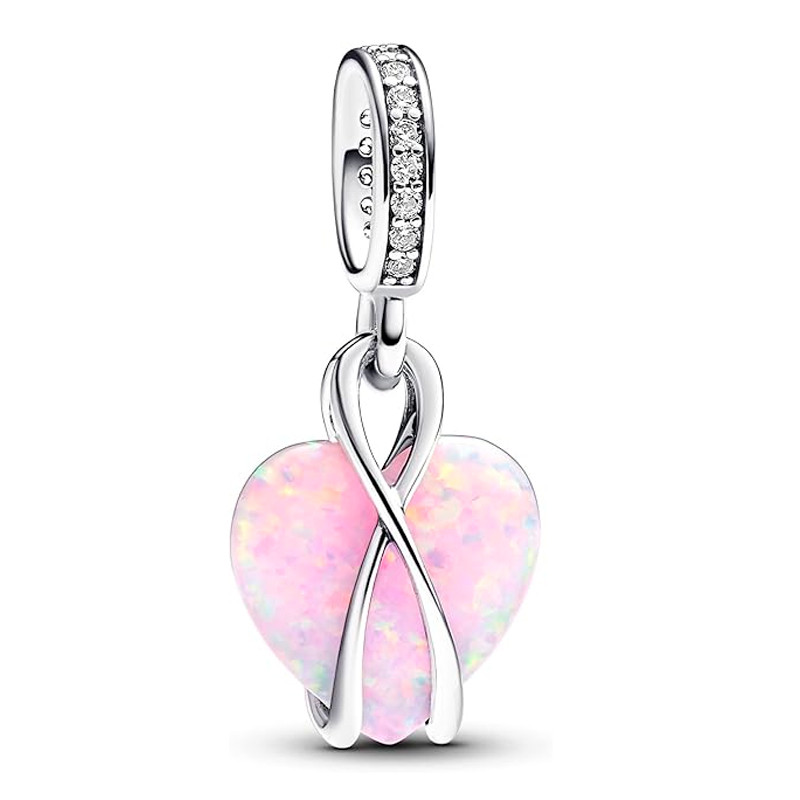 Pandora Charms Ciondolo a forma di cuore opalescente mamma 793202C01