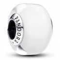 White Murano Glass Mini Charm 793118C00