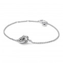 Bracciale Pandora Signature intrecciato con pavé 592742C01