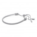 Bracciale a catena scorrevole con borchie Pandora Moments 593090C00