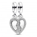 Charme pendentif divisible coeur d'amitié 792743C01