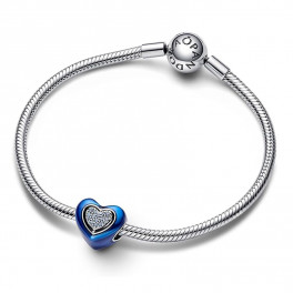 Blue Rotating Heart Charm 792750C01 Sabina