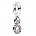 Glänzender Infinity-Anhänger-Charm 792766C01