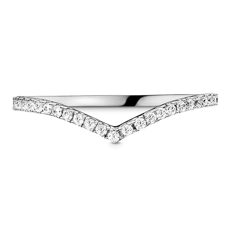 Pandora Anelli Anello in argento sterling con desiderio scintillante 196316CZ