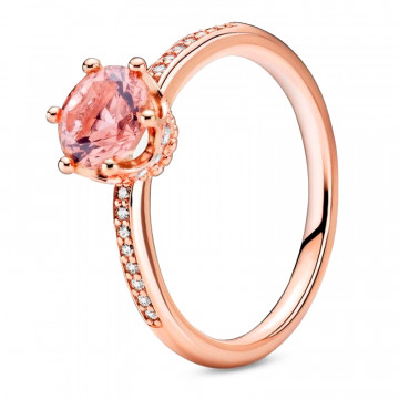 bague-solitaire-couronne-brillante-rose-188289c01