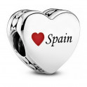 Heart Spain sterling silver charm 792015_E033