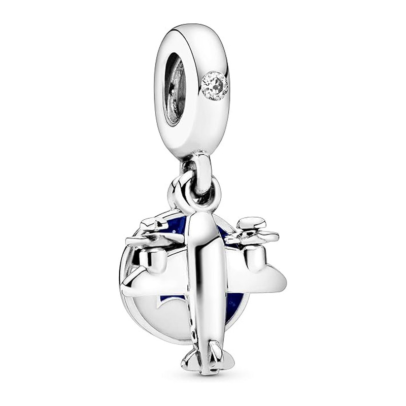 Pandora Charms Ciondolo pendente in argento sterling aeroplano 798027CZ