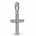 Colgante en plata de ley Cruz 397571CZ