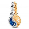 Charm pendentif divisible soleil et lune 762678C01