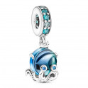 Murano-Glas-Oktopus-Anhänger-Charm 791694C01