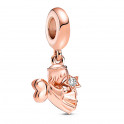 Angel Pendant Charm with Heart Wings 789650C01