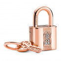 Padlock and Key Pendant Charm 780088C01