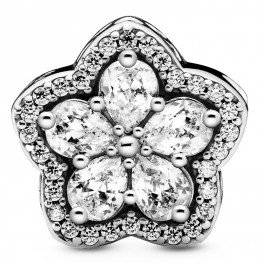 Sparkly Pavé Snowflake Charm 799224C01 Sabina