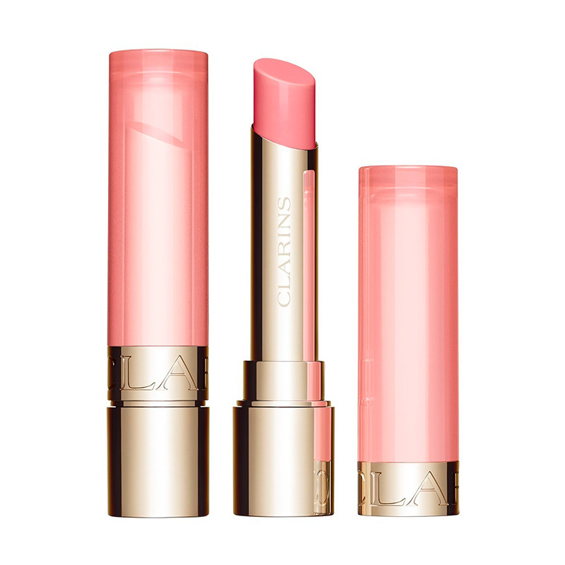Clarins 01 Pale Pink Gloss Lip Oil Balm Lip Balm