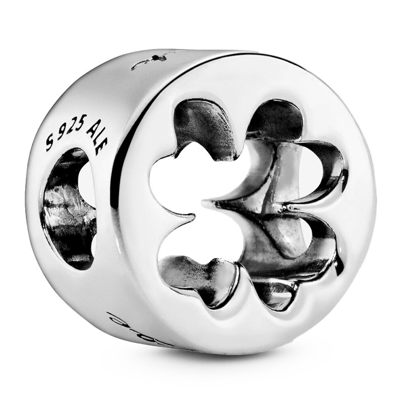 Pandora Charms Ciondolo in argento sterling filigrana trifoglio 797868