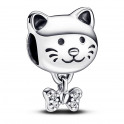 Cat and Bow Pet Charm 792255C01