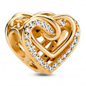 Charm Corazones Entrelazados Brillantes 769270C01