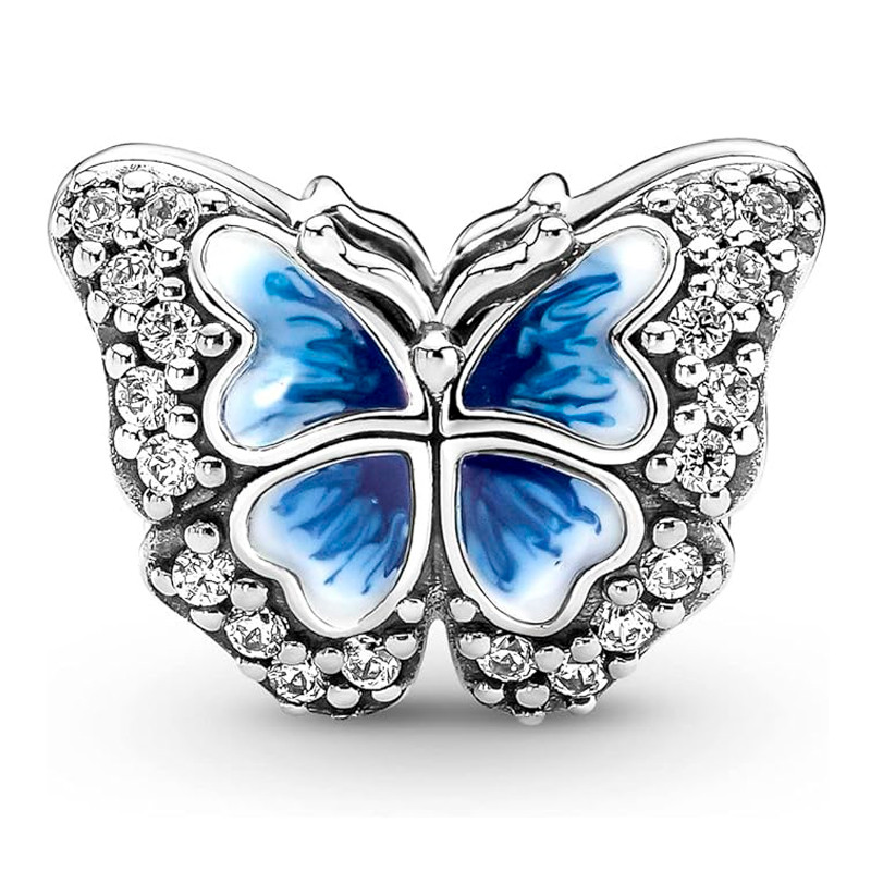 Pandora Charms Ciondolo a farfalla blu brillante 790761C01
