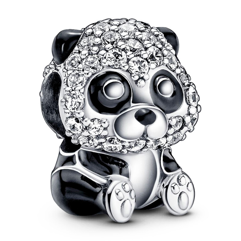 Pandora Charms Ciondolo orso panda lucido 790771C01
