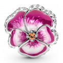 Charme Fleur de Pensée Rose 790777C01