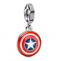 Marvel Avengers Captain America Bouclier Pendentif Charm 790780C01