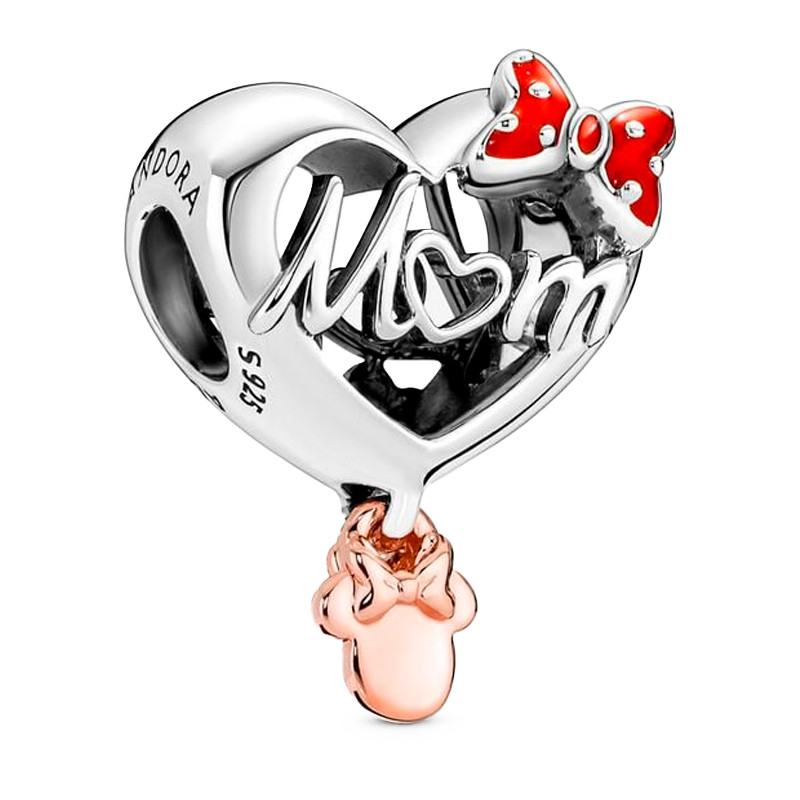 Pandora Charms Ciondolo a cuore mamma Disney Minnie Mouse 781142C01