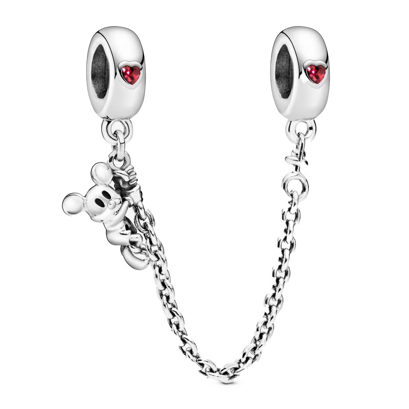 Pandora Cadena de seguridad en plata de ley Mickey Escalador 797173CZR