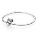 Moments Bracelet in Sterling Silver Portrait of Minnie Brillante 597770CZ