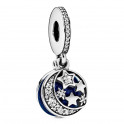 Charme pendentif ciel nocturne vintage 791993CZ