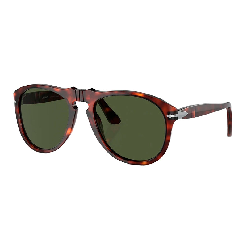Persol Man Sunglass 649 - Original -  Frame color: Havana, Lens color: Green