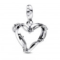 Pandora Wire Heart Locket Charm ME 792526C00