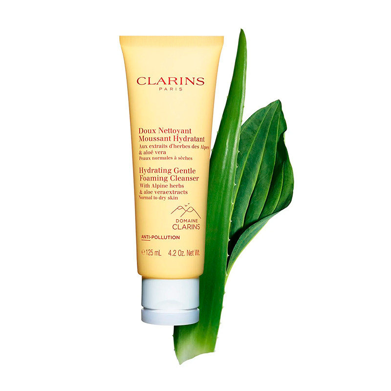 Clarins Doux Nettoyant Moussant Hydratant Espuma Limpiadora Suave Hidratante – imagen 2