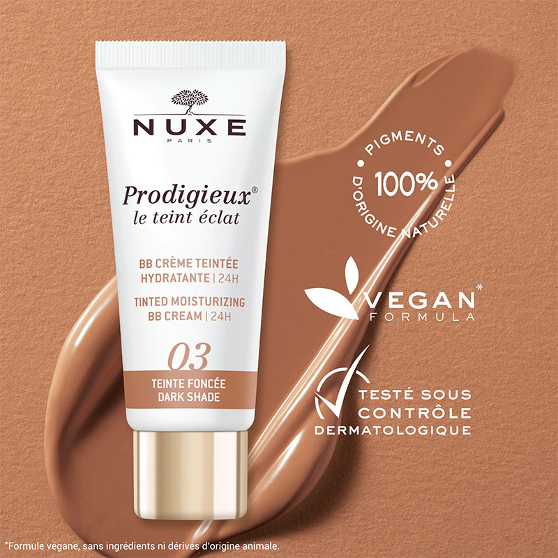 Nuxe Soins Prodigieux Le Teint BB Cream Hidratante con Color - Tono oscuro – imagen 3