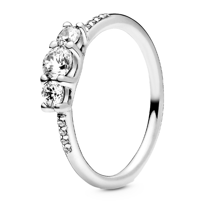 Pandora Rings Fairytale Sparkle Sterling Silver Ring 196242CZ