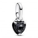 Pandora ME Mini Black Heart Chakra Pendant