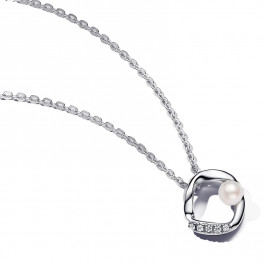 VIKI LYNN Collana In Argento 925 Con Perle D'Acqua Dolce 7-8 Mm – Gioiello Classico, Regalo Per Donne, Confezione Regalo - 4