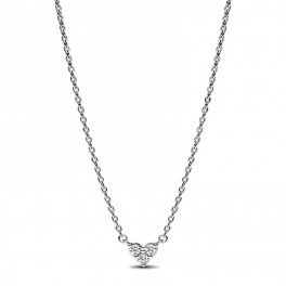 Triple Gem Heart Necklace 393014C01 - Sabina