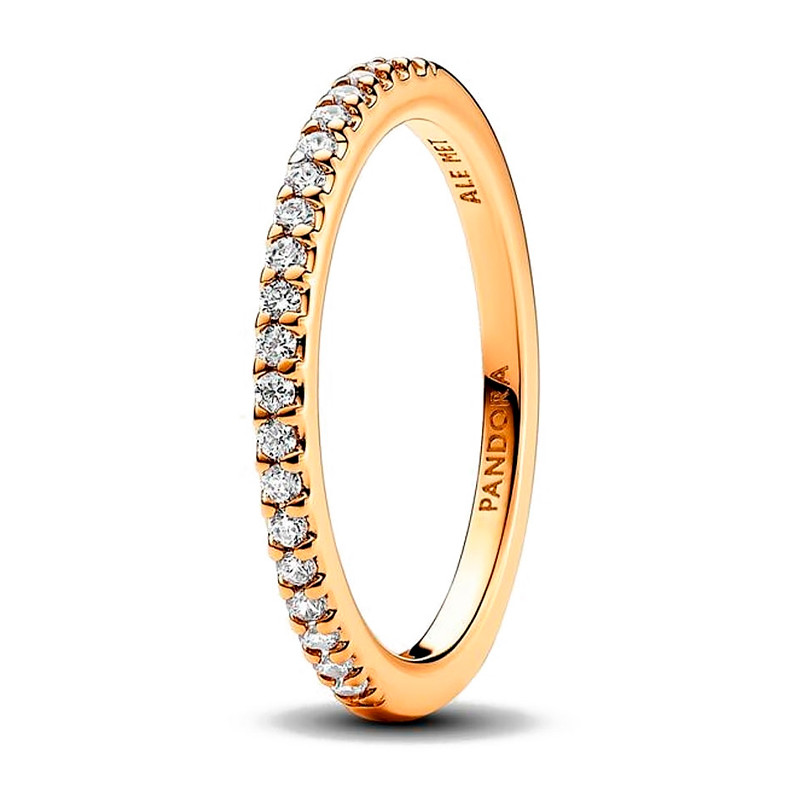 Pandora Gold Rings Brilliant Band Ring 162999C01