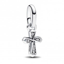 Pandora ME 793044C01 Mini Shiny Cross Pendant Charm Sabina