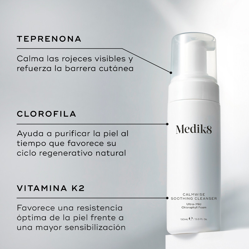 Medik8 Calmwise Soothing Cleanser Limpiador Calmante En Espuma