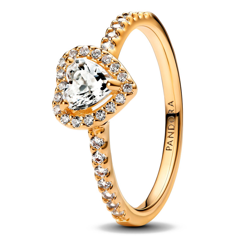 Pandora Rings Raised Heart Ring 168421C01