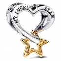 Heart and Lucky Star Charm 763513C00