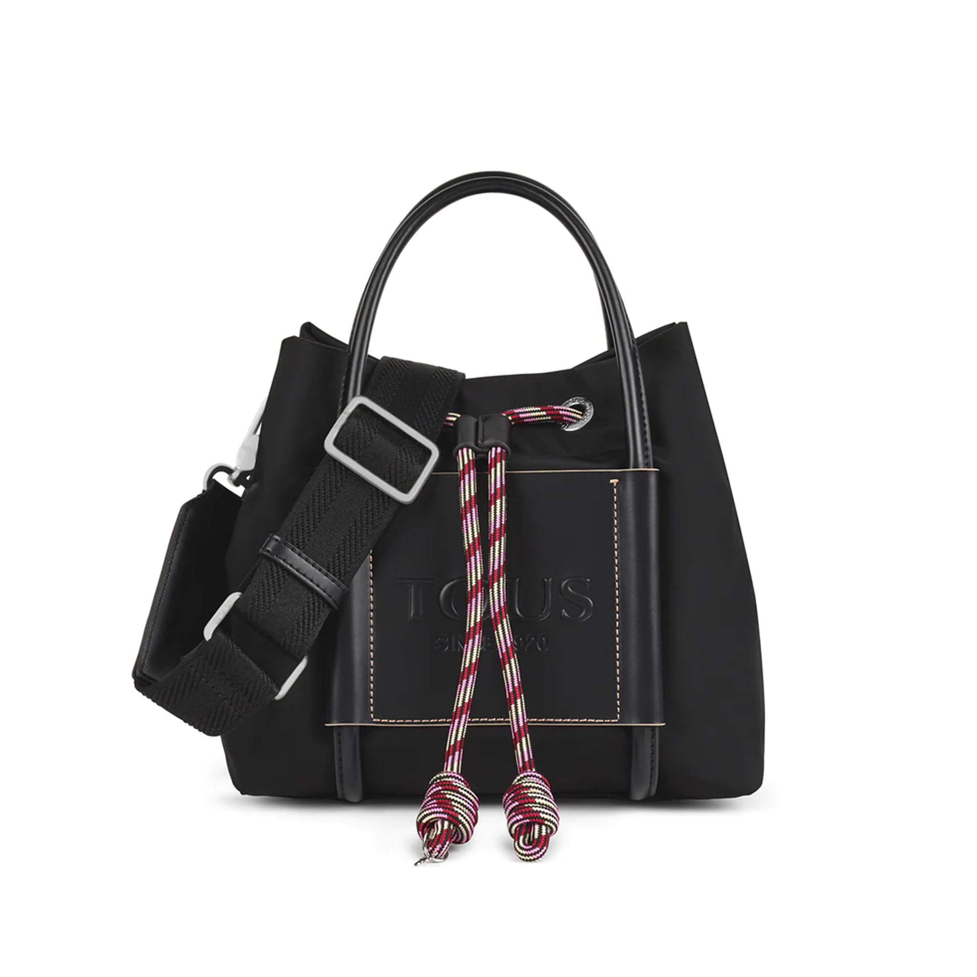 Tous Bags Women's Black Bags, Toiletry Bags And Suitcases For Empire Soft Sack Bag Size 2