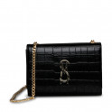 BLACK-GOLD BRACELET BAG