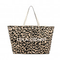 BORSA SHOPPER IN TELA STAMPA ANIMALIER