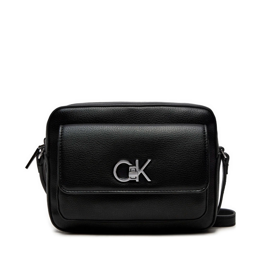 Calvin Klein Jeans Womens White/Black/Grey Bags, Toiletry Bags And Suitcases For Women Logo Shoulder Bag 15.5Cm