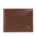 Brown scala LEA20 billfold wallet