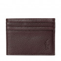 GRAINED LEATHER CARD HOLDER